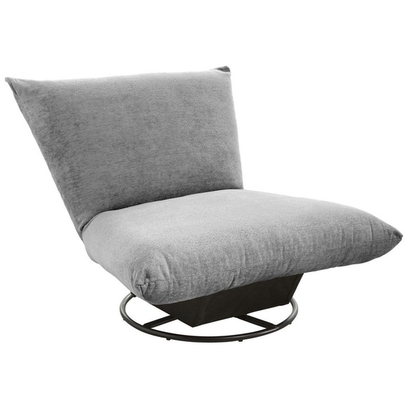 Livetastic Relaxsessel in textil blau, grau , Cremona , Uni , 100x78x96 cm , pulverbeschichtet,Bouclé , 002310005914