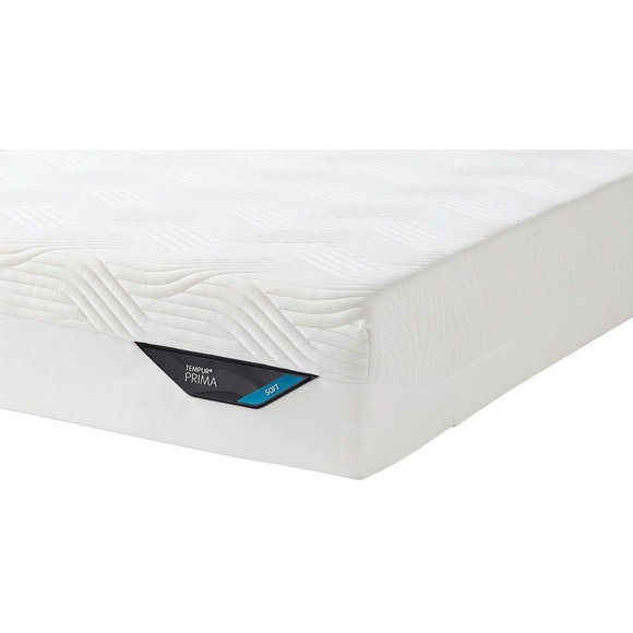 Tempur Matratze prima soft 90/200 cm , Prima - Exklusiv - , Weiss , Textil , funktional , 90 cm , Über- und Sondergrössen erhältlich, Bezug abnehmbar/waschbar, für verstellbare Lattenroste geeignet, alternative Grössen erhältlich, Bezug rundum 