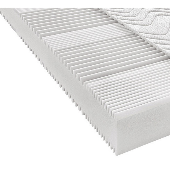 Sleeptex Komfortschaummatratze 120/200 cm , Fresh Ks , weiss , Textil , H2=mittel bis ca.80kg , 120x200 cm , Doppeltuch , Härtegradauswahl, Über- und Sondergrössen erhältlich, Bezug abnehmbar/waschbar, Ober- und Unterseite versteppt, für Haussta