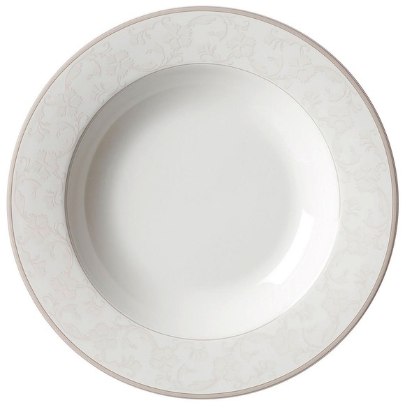 Ritzenhoff Breker Suppenteller 21,5 cm , 46939 , Beige , Keramik , Ornament , glänzend, bedruckt , 003417075207