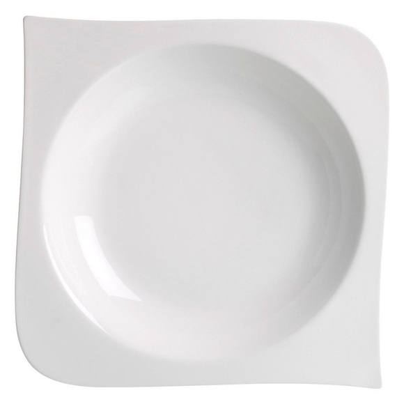 Ritzenhoff Breker Suppenteller 21 cm , 580068 Melodie , weiss , Keramik , Uni , 0034171379