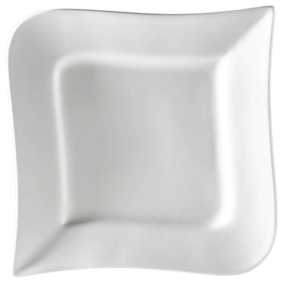 Ritzenhoff Breker Speiseteller 28/28 cm , 580075 Melodie , weiss , Keramik , Uni , 28x28 cm , 0034171380