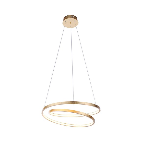 Design Hängelampe Gold 55 cm inkl. LED dimmbar - Rowan