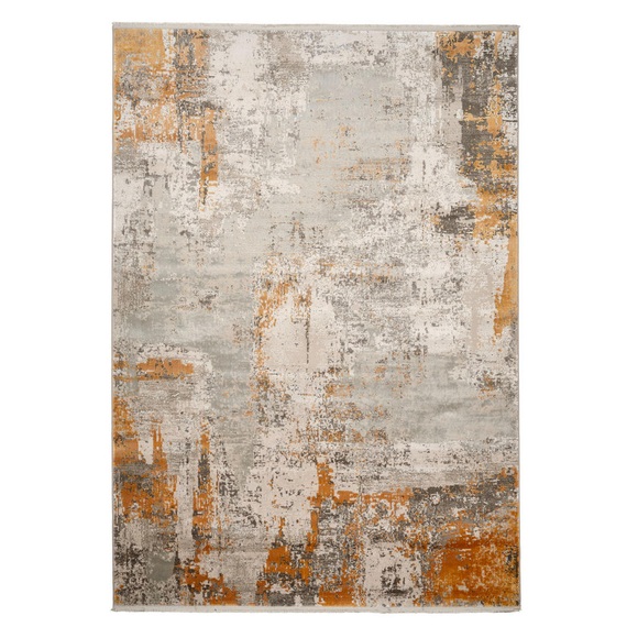 Dieter Knoll Vintage-teppich , Apollo , Goldfarben , Textil , Abstraktes , 80 cm , 003699000954