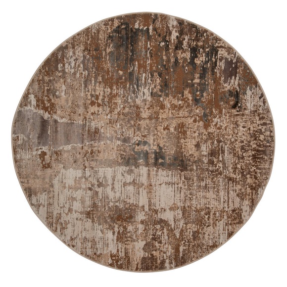 Dieter Knoll Webteppich , Selene , Beige , Textil , Abstraktes , leicht zusammenrollbar , 003699000170