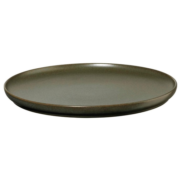 ASA Selection - Flacher Teller COPPA - Porzellan - schwarzoliv