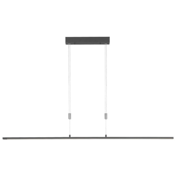 LED-Hängelampe Metz TW, CCT, Länge 160 cm, schwarz
