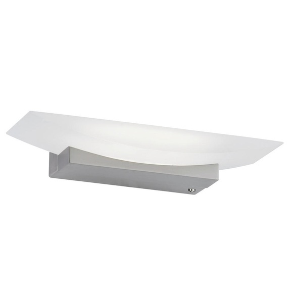 LED-Wandleuchte Bowl TW, Breite 30 cm, nickel