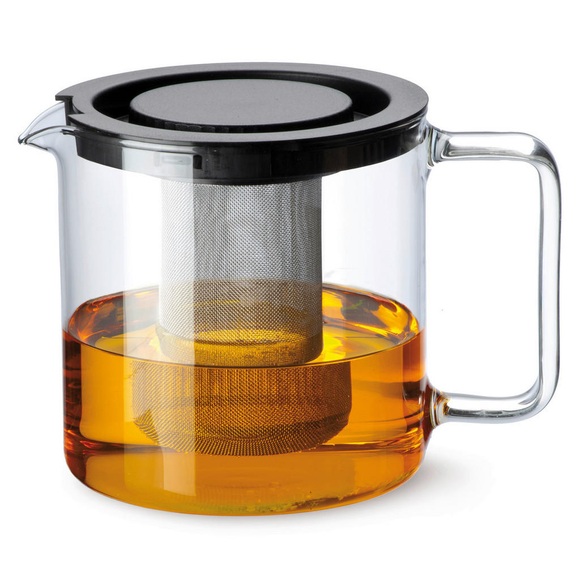 Novel Teekanne 1,3 l , 107 027 010 -Best- , Klar , Metall, Kunststoff, Glas , klar , Siebeinsatz , 0032800070