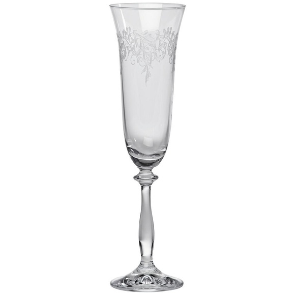 Novel Sektglas , 107/013/007 , Klar , Glas , 190 ml , Pantografieverzierung , 0032800269