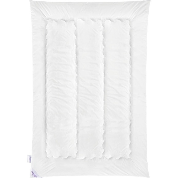 Sleeptex Ganzjahresduvet 160/210 cm , Christina Duvet , Creme , Textil , 160x210 cm , Mikrofaser , für Hausstauballergiker geeignet, feuchtigkeitsregulierend, weich und anschmiegsam, passt sich perfekt der Körperform an, atmungsaktiv, sehr leicht, 