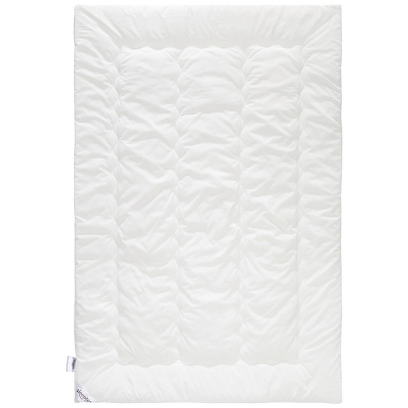 Sleeptex Ganzjahresduvet 160/210 cm , Christina Duvet Duo 25380 , weiss , Textil , 160x210 cm , Perkal , für Hausstauballergiker geeignet, feuchtigkeitsregulierend, weich und anschmiegsam, passt sich perfekt der Körperform an, atmungsaktiv, sehr le