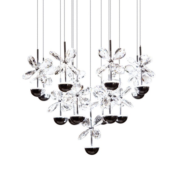 LED-Hängeleuchte Pianopoli rund 50 cm