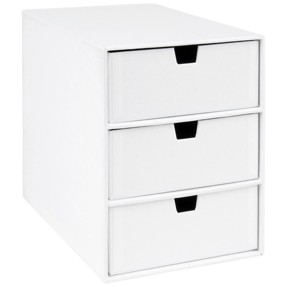 XXXLutz Schubladenbox , 973145533 , weiss , Papier, Karton , 16x25.2x20.5 cm , 004527038401