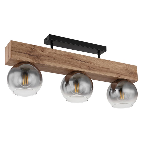 Deckenlampe OROSCO 26cm 40W schwarz
