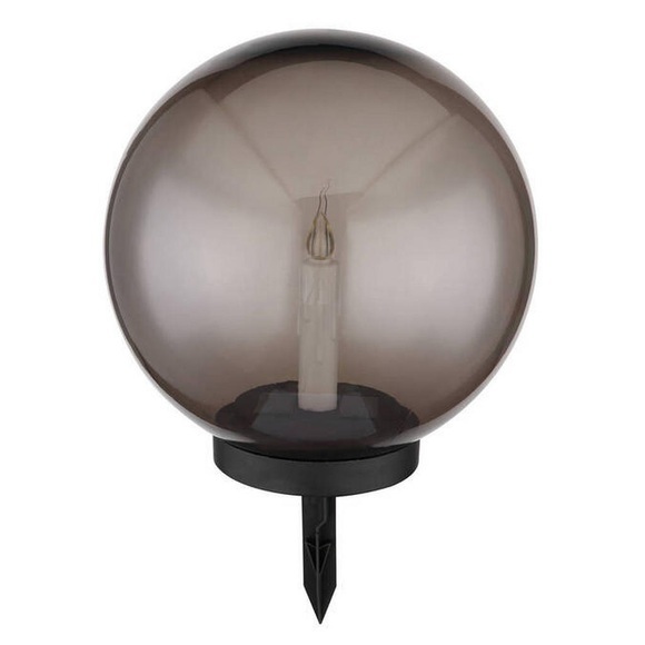 Solarleuchte Kunststoff schwarz LED
