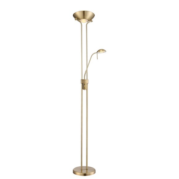 GLOBO Deckenfluter LEONAS DFL messing matt, 1xLED, GLOBO59040