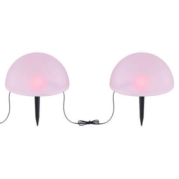 Solarleuchte Kunststoff schwarz 5xRGB LED