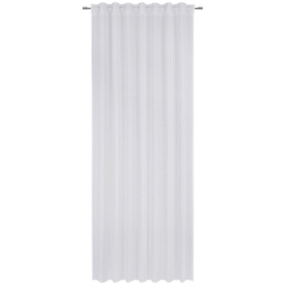 Esposa Fertigvorhang transparent , Nago , Weiss , Textil , 140 cm , Voile , mit Kombiband , 004789073801