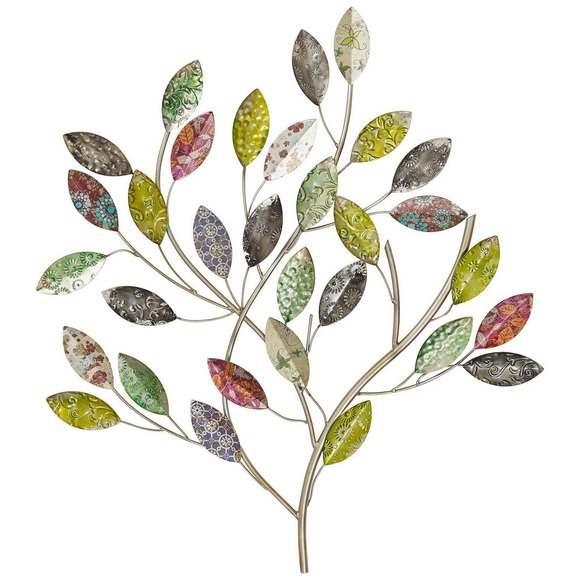 Ambia Home Wanddeko , 12sm3747 , Multicolor , Metall , 61x65.7x3.5 cm , lackiert , 0049280012