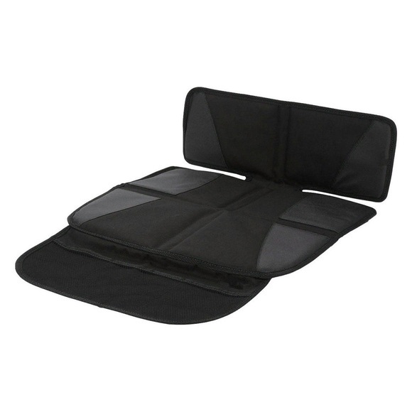 My Baby Lou Kindersitzunterlage , Lu-Co0002 , Schwarz , Kunststoff, Textil , 80x47.50 cm , passend für alle gängigen Fahrzeuge, Taschen für Spielsachen, leicht zu reinigen, Universalgrösse , 004940036703