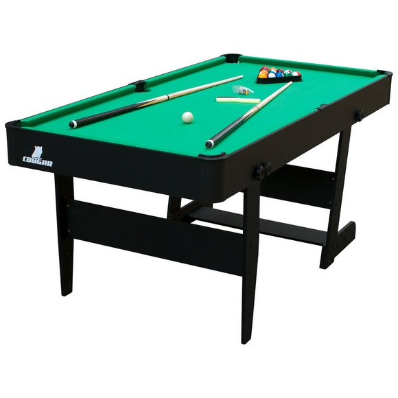 XXXLutz Billardtisch , Hustle Xl , Grün, Schwarz , Holz , 83x91 cm , 0040050040