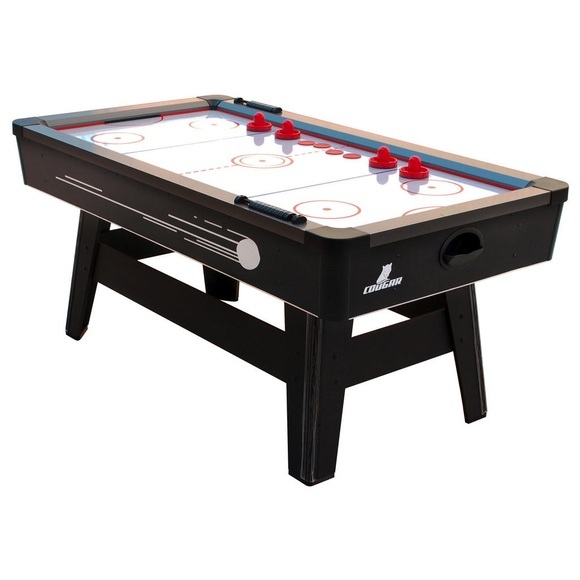 XXXLutz Airhockeytisch hattrick hero , A040.007.00 , Rot, Schwarz, Weiss , Holz , 97x81x183 cm , 004005013501