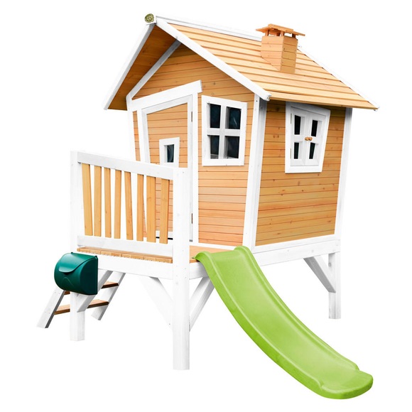 XXXLutz Spielhaus robin , A030.045.11 , Braun, Weiss , Holz, Kunststoff , Zeder , 264x203x177 cm , Echtholz , 004005013301