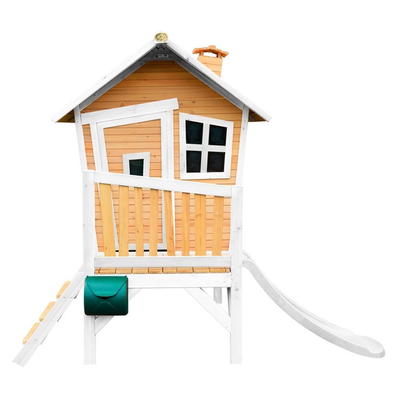 XXXLutz Spielhaus robin , A030.045.91 , Braun, Weiss , Holz, Kunststoff , Zeder , 264x203x177 cm , Echtholz , 004005014201