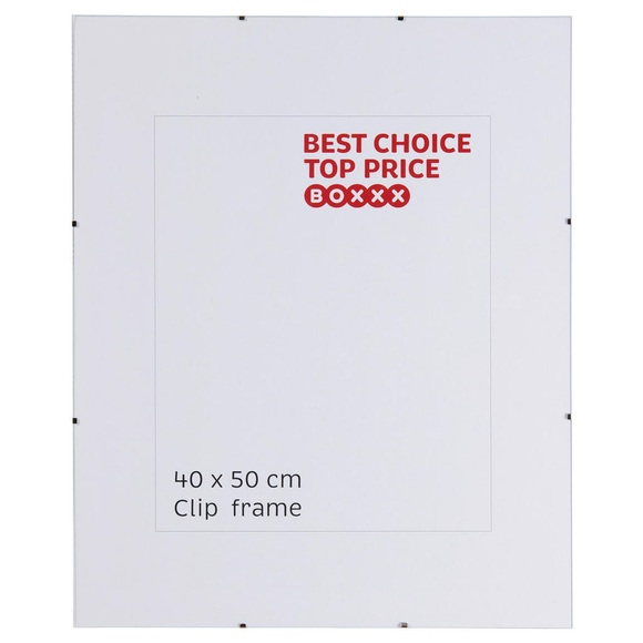 BOXXX - Wechselrahmen SIMI - Glas - transparent - 1/40/50 cm