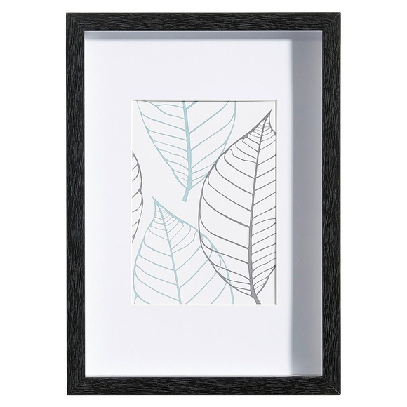XXXLutz Bilderrahmen in schwarz , 652397 , Holz, Glas , 23x32x3 cm , klar , Passepartout , 004342058403