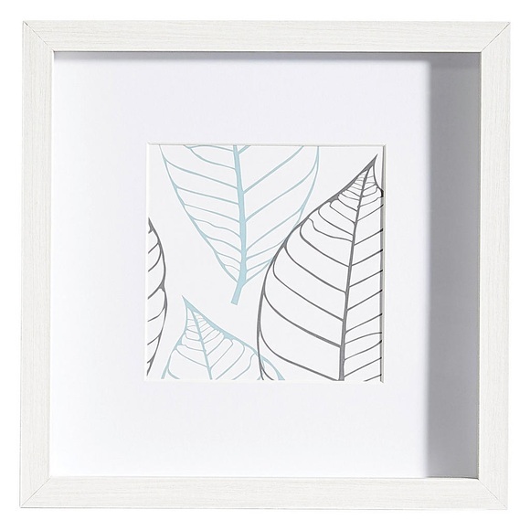 XXXLutz Bilderrahmen in weiss , 652434 , Holz, Glas , 25x25x3 cm , klar , Passepartout , 004342058504