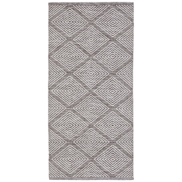 Novel Fleckerlteppich 60/120 cm , Diamant Grey , Grau , Textil , Abstraktes , 60x120 cm , 004345048152