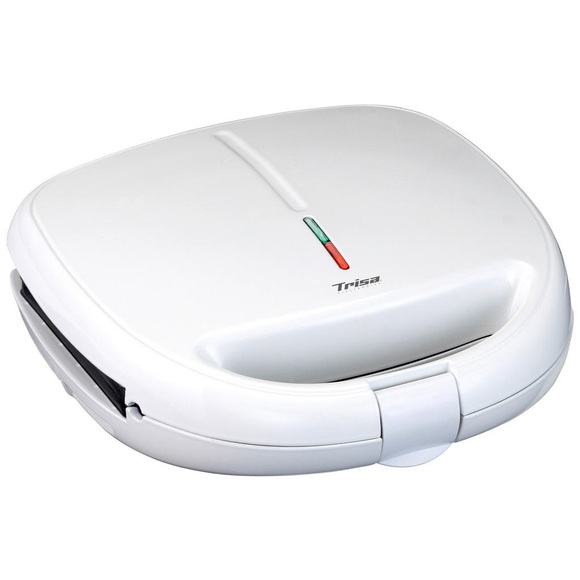Trisa Electronics Toaster , Sandwich Toaster 'Tasty Snack' _ Weiss , Kunststoff , 22x23.2 cm , 005105056401