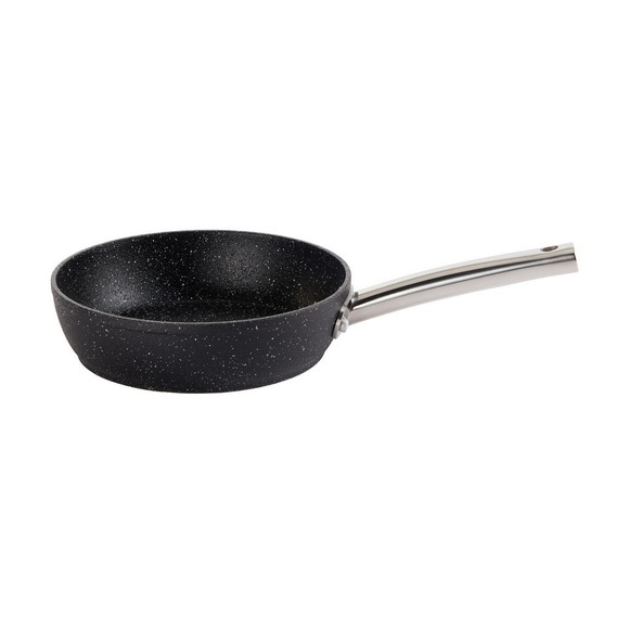Homeware Professional - Bratpfanne PERFECT COOKING - Edelstahl - schwarz/weiss/silber - 5 cm