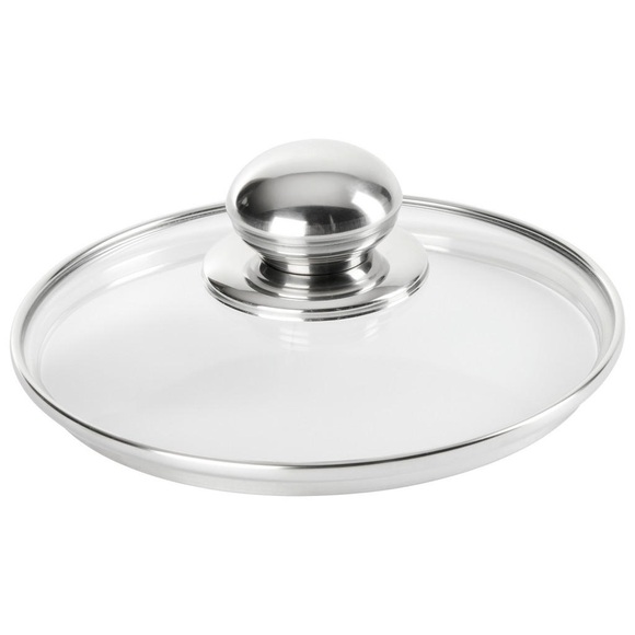 Homeware Profession. Deckel 16 cm , 64766lz , Klar, Edelstahlfarben , Metall, Glas , poliert,klar , 006876007901