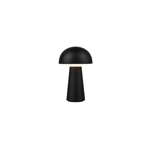 LED-Tischleuchte Lennon mit Akku, schwarz