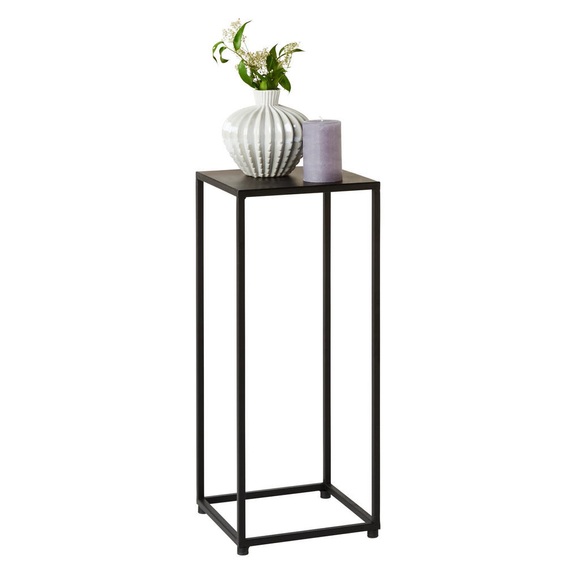Landscape Blumenständer in metall , Silke , Schwarz , 25x60x25 cm , pulverbeschichtet , 008443001701
