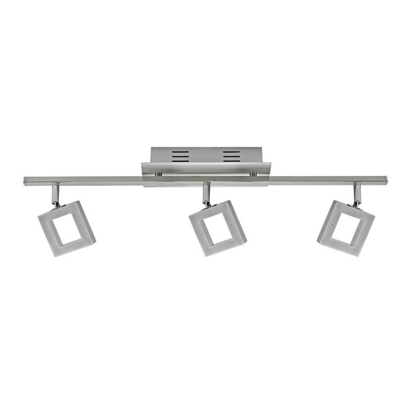 Novel Led-strahler , Real Ii , Chromfarben , Metall, Kunststoff , 8x19x60.5 cm , vernickelt,matt , 008983000203