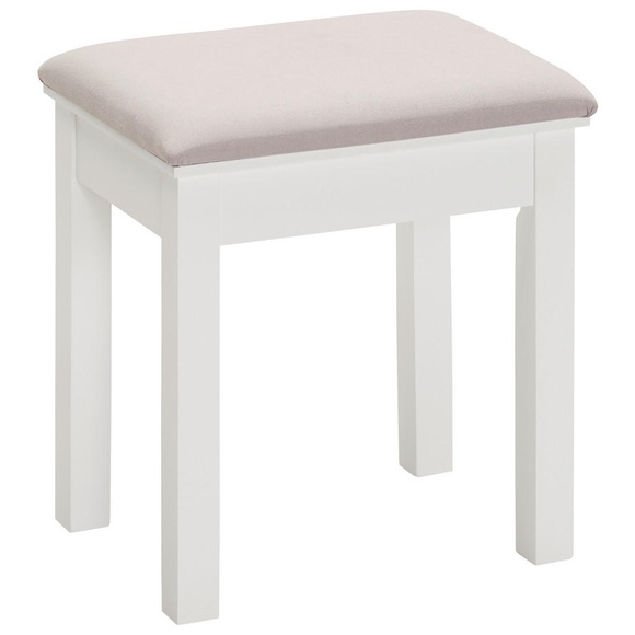 Landscape Hocker in holz, textil, holzwerkstoff grau, weiss , Viola , Kiefer , massiv , 40x45x30 cm , lackiert,Webstoff,Echtholz, Nachbildung , 008103000502