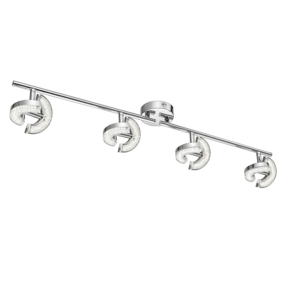 Novel Led-strahler , C50447-4l , Metall, Kunststoff , 11x78 cm , verchromt, lackiert , 008227081904