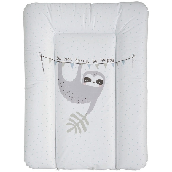 My Baby Lou Wickelauflage 52/72 cm , Lazy , Grau , Kunststoff , 52 cm , softmatt, Struktur , schadstoffgeprüft, abwischbar , 009034001510