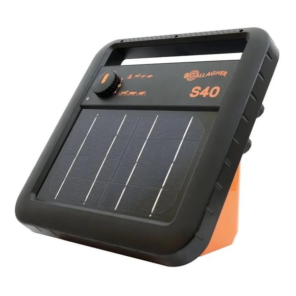 Gallagher Solargerät S40 Weidezaungerät - inkl. Batterie - Schwarz -