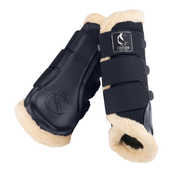 Eskadron Gamaschen MESH FAUXFUR Classic Sports 25 - Navy - Grösse Gamaschen: M