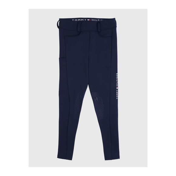 Tommy Hilfiger Equestrian Reithose Vermont Kniebesatz Damen - Desert Sky - Grösse Bekleidung Damen: L