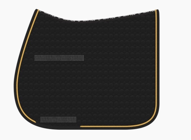 Mattes Schabracke - schwarz/gold