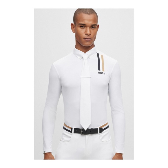Hugo Boss Turnierkrawatte Classic Herren - White -