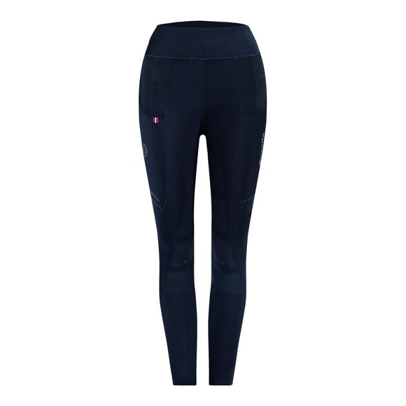 Cavallo Reitleggings Lin Grip Vollbesatz Kinder - Schwarz -