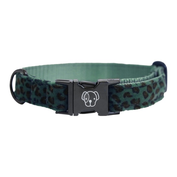 Kentucky Dogwear Hundehalsband Leopard - grün