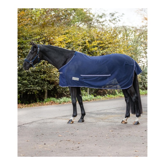 Waldhausen Fliegendecke Comfort mit Bauchlatz - navy - Blau -